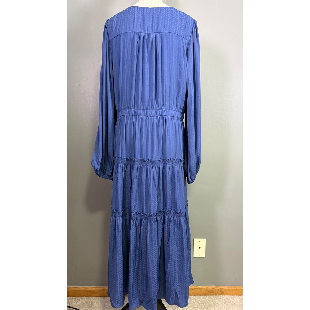 NWT Current Air Tiered Maxi Dress XL Boho Chic Coquette Ruffle Coastal Cowgirl - Picture 3 of 8